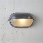 Zewnętrzna przemysłowa lampa ścienna typu bulkhead Owalny design odporny na warunki atmosferyczne
