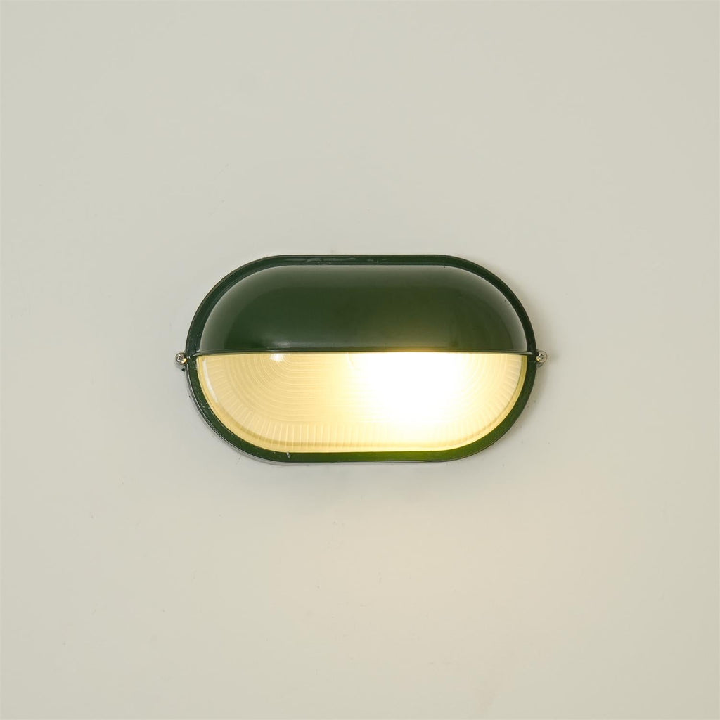 Zewnętrzna przemysłowa lampa ścienna typu bulkhead Owalny design odporny na warunki atmosferyczne