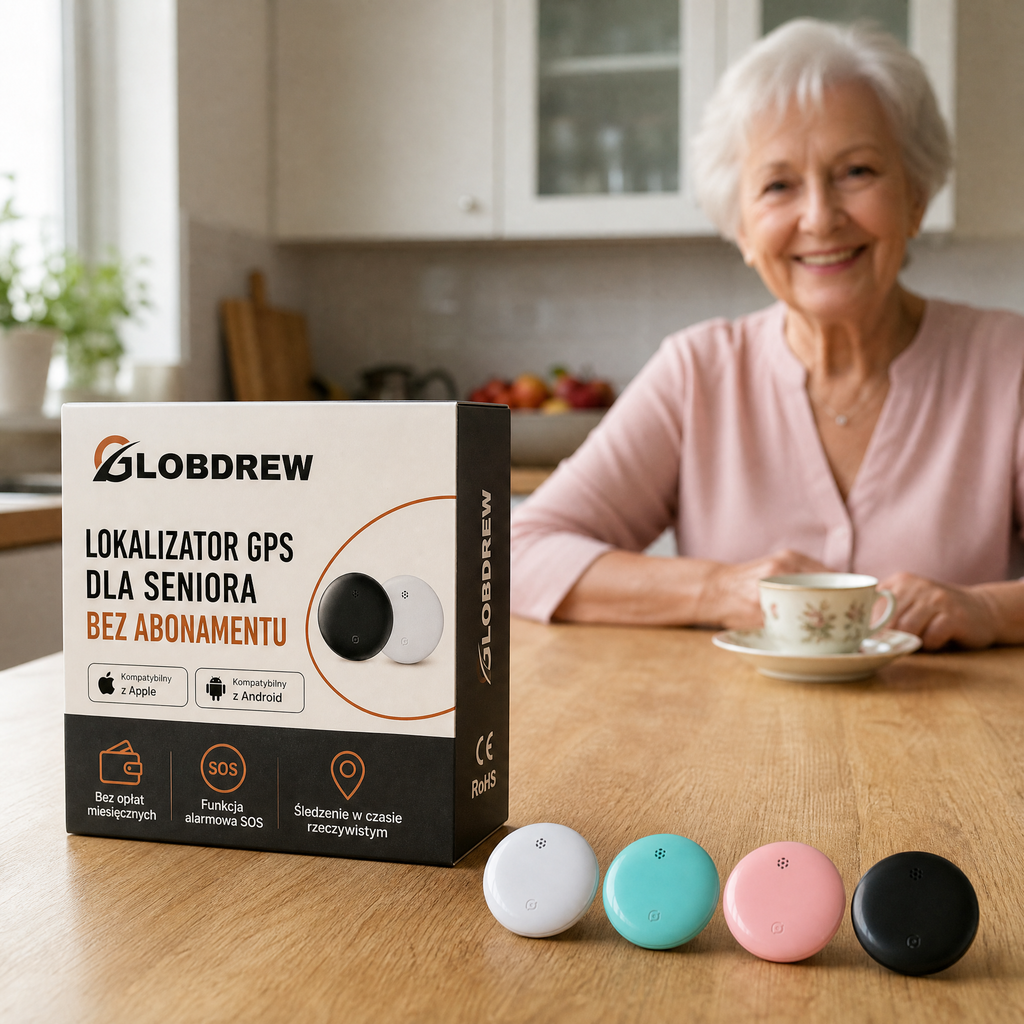 Tracker GPS dla seniorów bez abonamentu – iPhone i Android